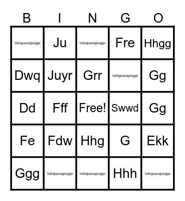 WE HRD Care With Heart Bingo Card