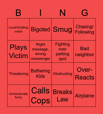 ~Karen~ Bingo Card
