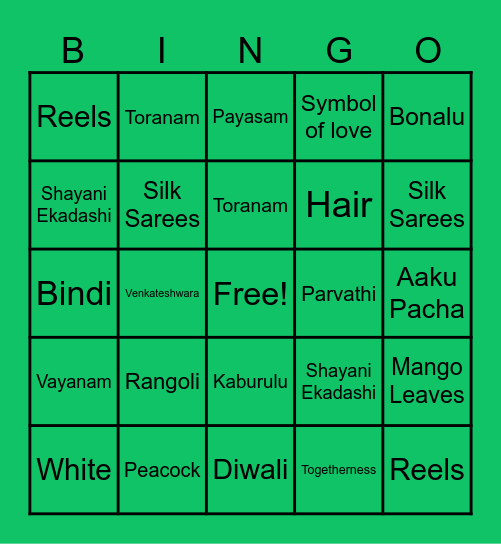 Gorintaku Bingo Card