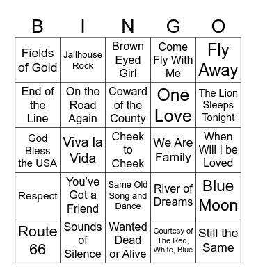 COLORADO ROCKIES Bingo Card