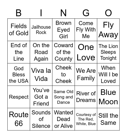 COLORADO ROCKIES Bingo Card