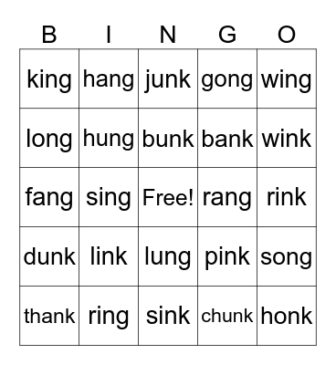 Bingo Wilson 2.1 welded sounds Bingo Card