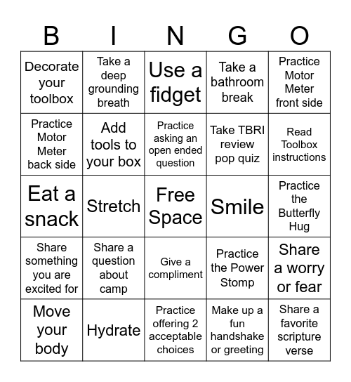 RFKC All Staff Training 2026 Bingo Card