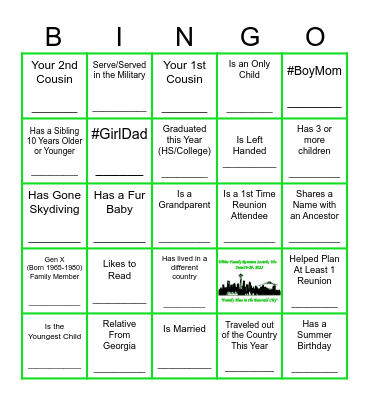 Find Someone Who... Bingo Card