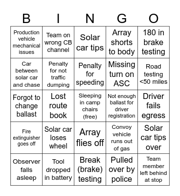ASC 2026 Bingo Card