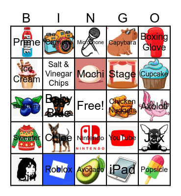 Trey's Birthday Bingo! Bingo Card