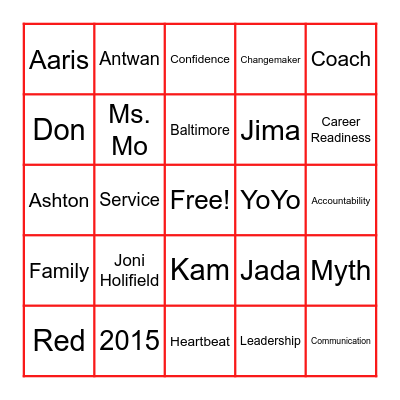 HeartSmiles Bingo Card