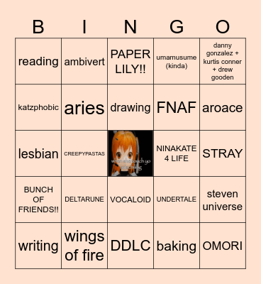 cinna time!!! Bingo Card