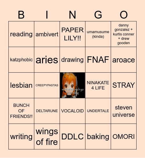 cinna time!!! Bingo Card