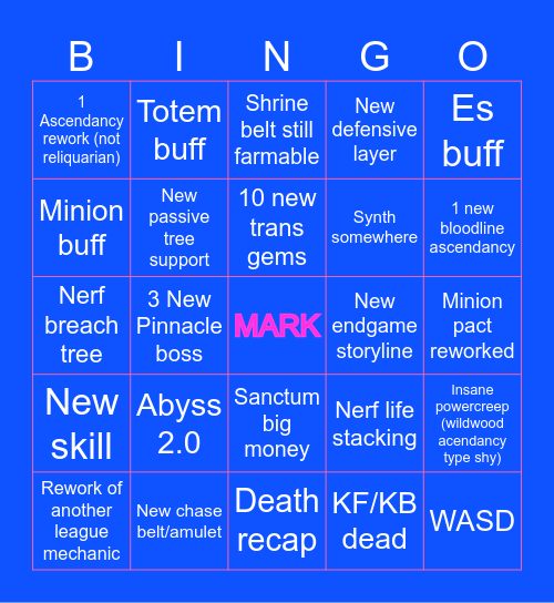 3.29 BINGO Card