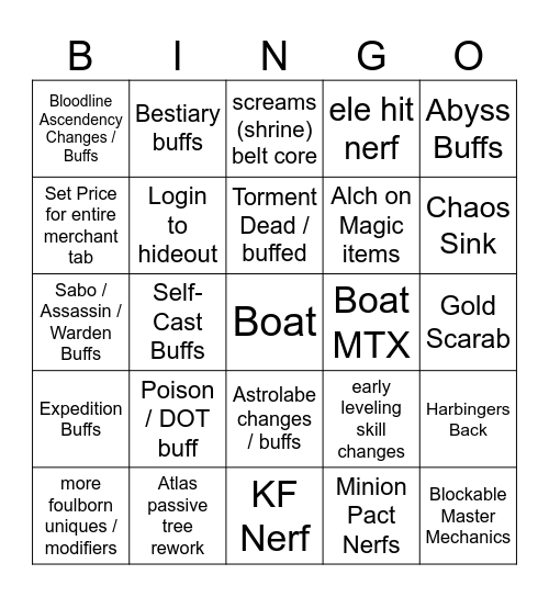 3.29 Bingo Card