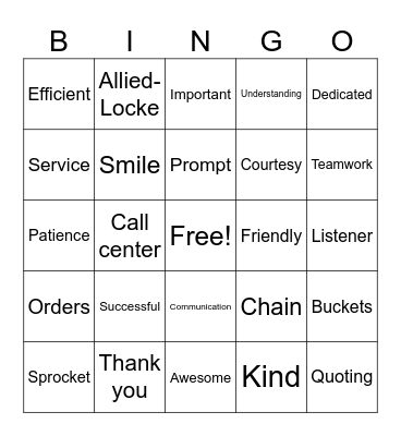 Customer Service Week 2026 Bingo Card