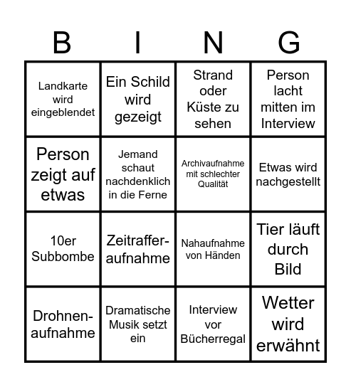 DokuDo Bingo Card