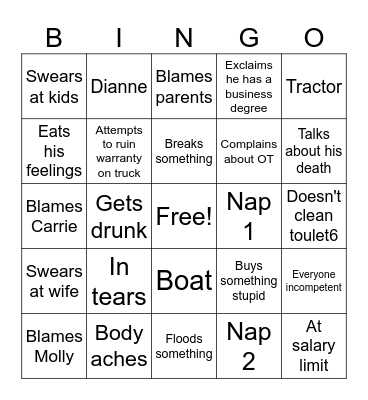 G Bing9 Bingo Card