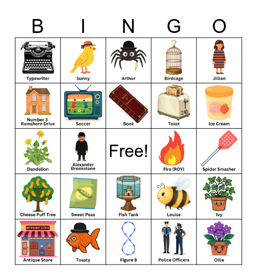 Growing Home Bingo Card