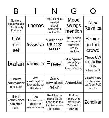 Magic-2027-Palooza Bingo Card