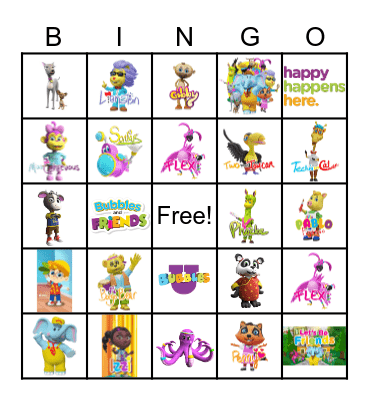 And Bubbles was his Name-O Bingo Card