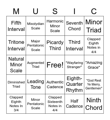 Camp Theory Bingo Card
