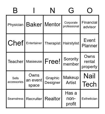 FIND SOMEONE WHO Bingo Card