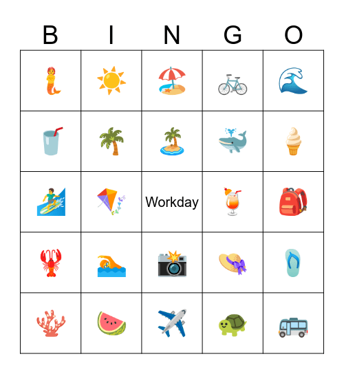 Vietnam Team Offsite Bingo Card