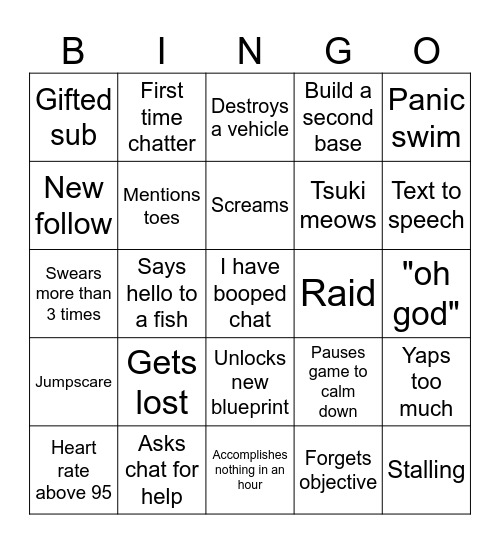 ScaredyChlo's Subnautica Bingo! (post in discord) Bingo Card