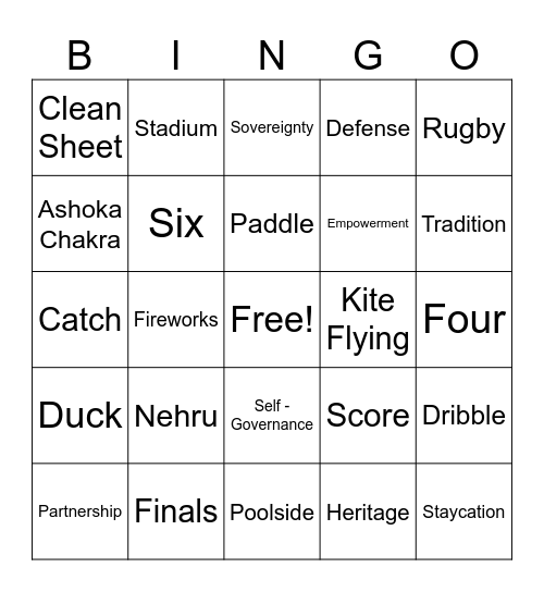 Summer Fun Celebration - 2026 July All Team Meeting Bingo Card