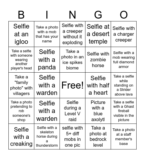LanderSMP Bingo Card