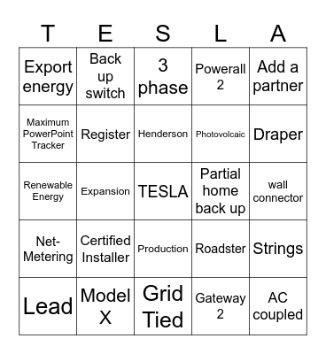 Solar Terminology Bingo Card
