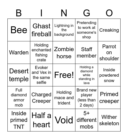 LanderYT SMP Bingo Card