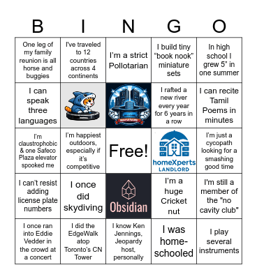 Bingo 2 Bingo Card