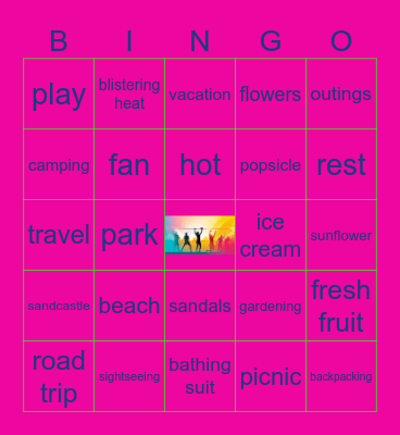 SUMMER TIME Bingo Card