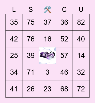 1-75 Bingo Card