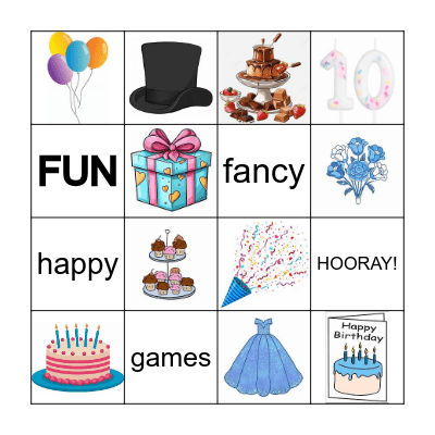 BIRTHDAY BINGO Card