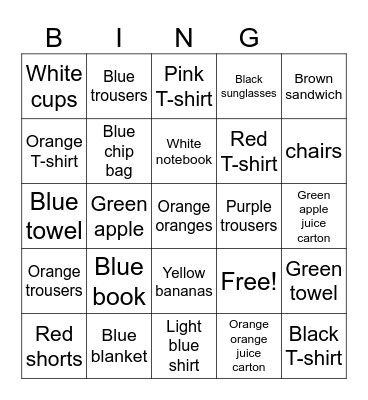 Review unit 3 - 4 Bingo Card