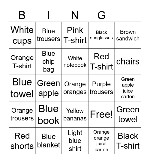 Review unit 3 - 4 Bingo Card