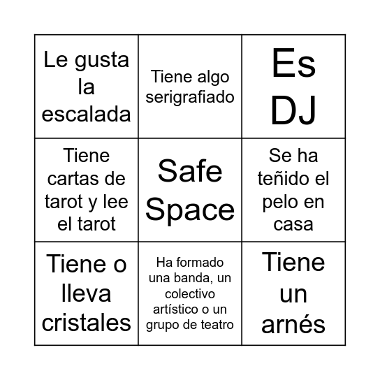 Bollo/Sapphic/ Camionera/ Queer/ Lesbian Bingo Card