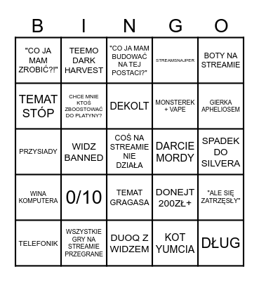 KKISLOWA BINGO Card