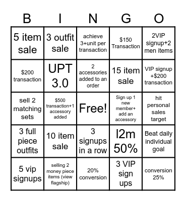 Fabletics Summer Bingo :) Bingo Card