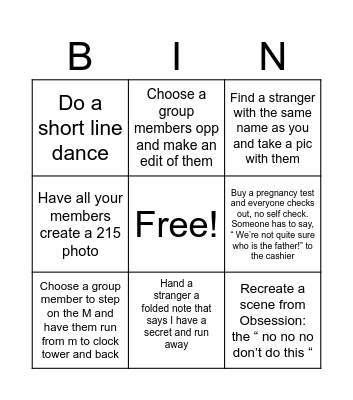215 Goodbye Party Bingo Card