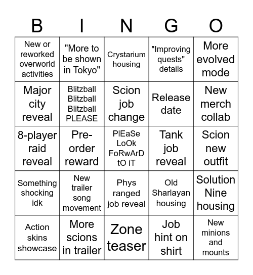 EU FanFest 2026 Bingo Card