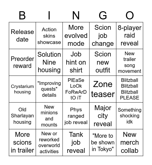 EU FanFest 2026 Bingo Card