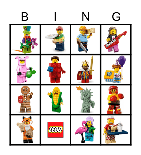 LEGO Bingo Card