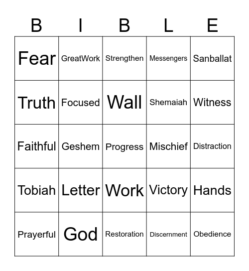 7.19.26 Bingo Card