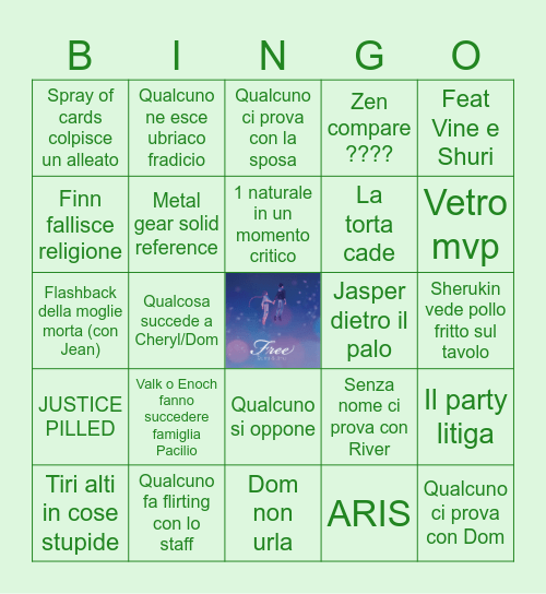 O matrimonio napulitan Bingo Card
