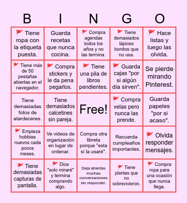 CLUB DE CHICAS Bingo Card