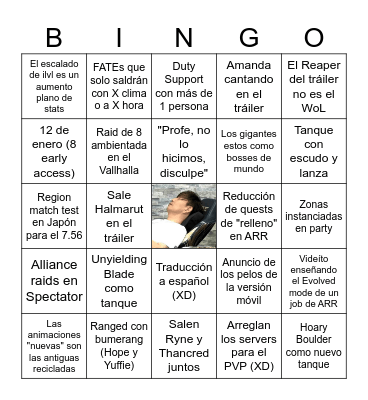 Fanfest Berlín 2026 Bingo Card