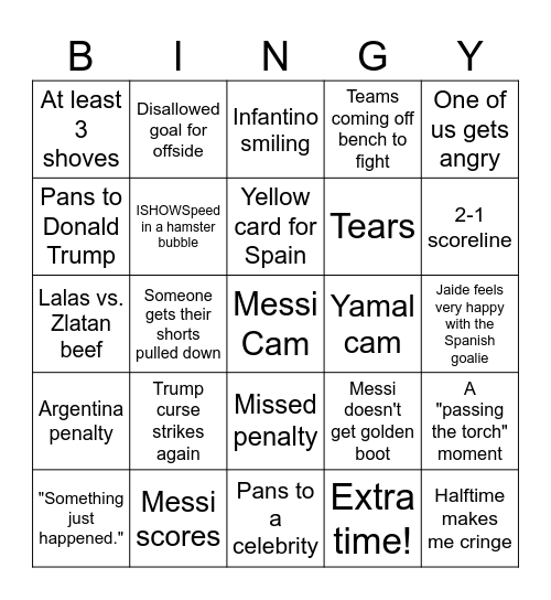Spain Bingo Card