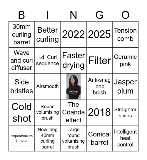 Coanda bingo Card