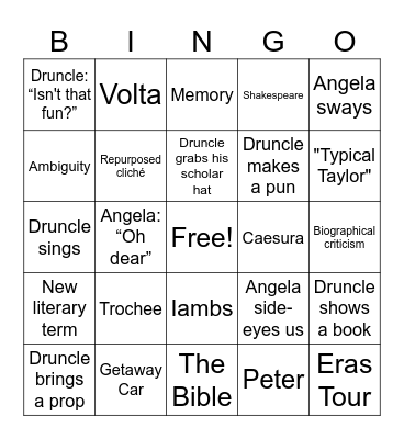 TS&TS v02 Bingo Card