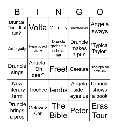 TS&TS v02 Bingo Card